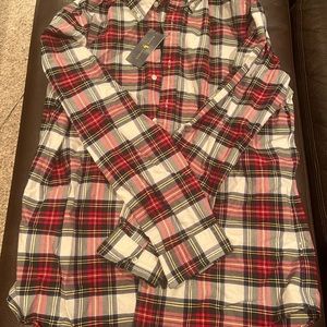 Men’s large Ralph Lauren long sleeve plaid shirt